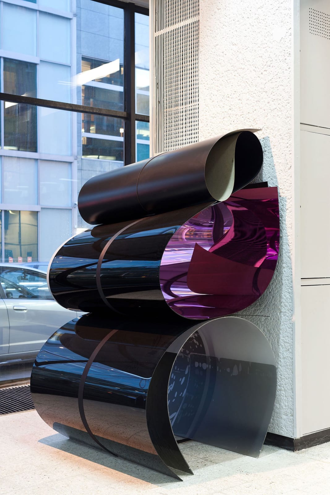 Julia Dault, Untitled 25, 12:45 PM - 4:30 PM, February 8, 2014 (Installed by Simon Bird), 2012/2014