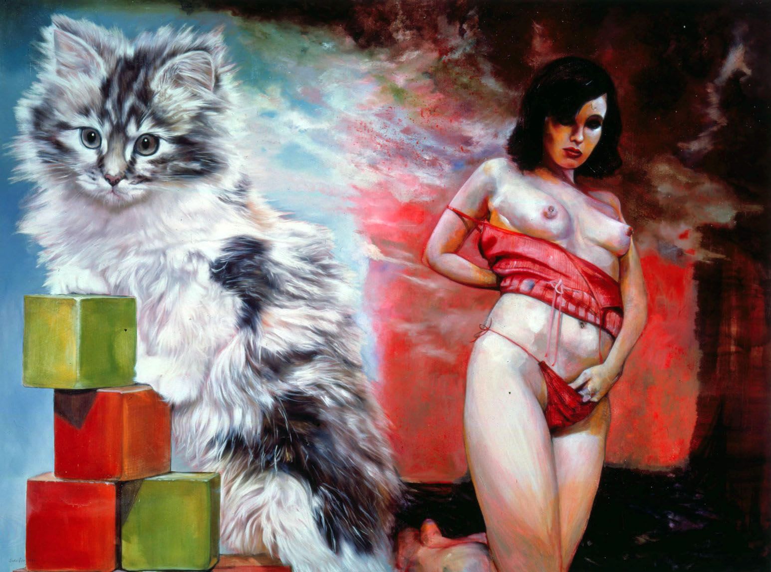 Martin Eder, La Mathematique du Slip, 2006