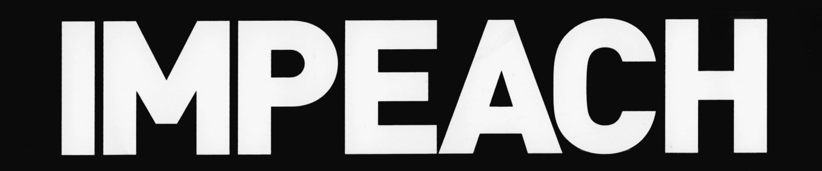 Donald Moffett, IMPEACH, 2006