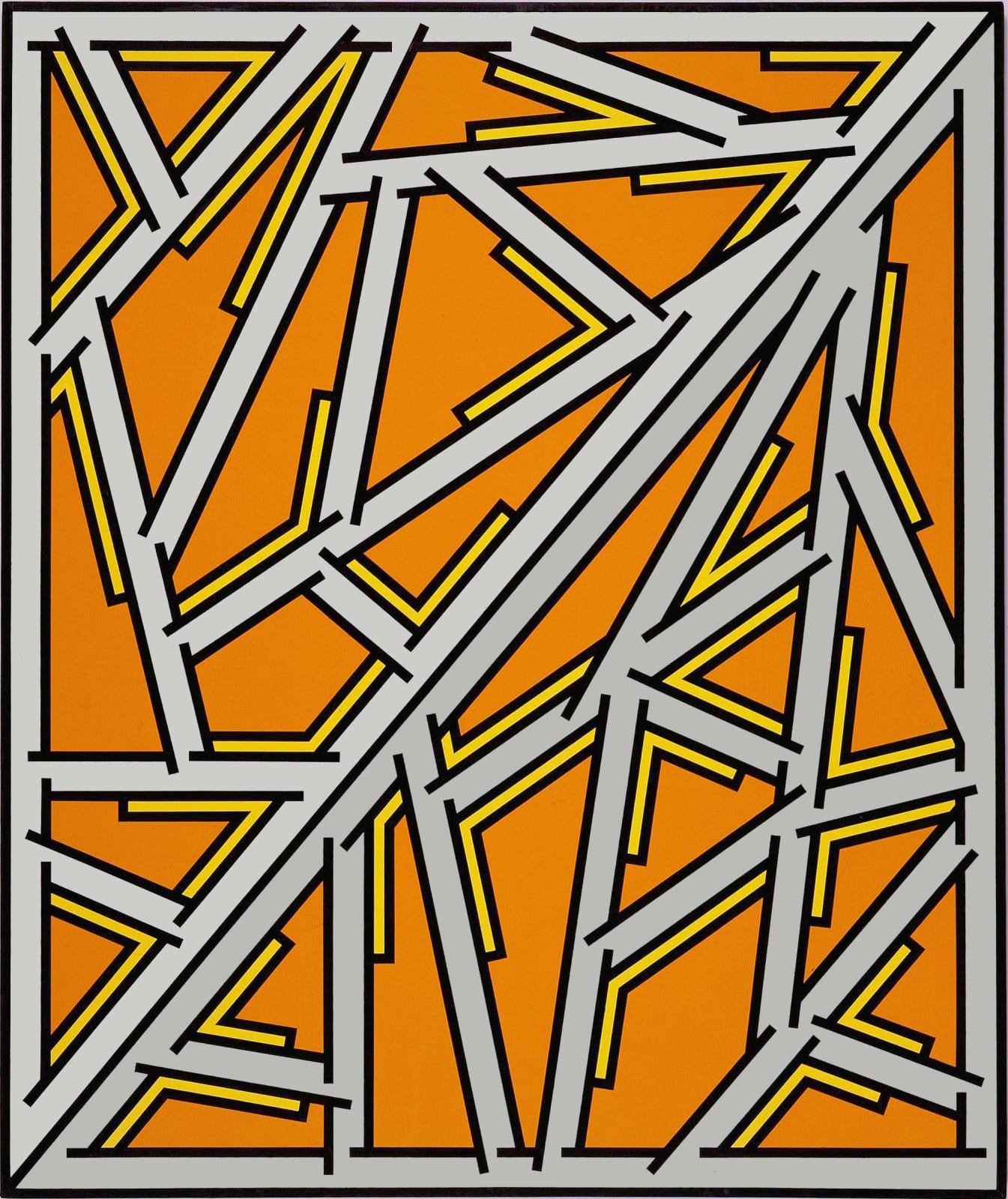 Nicholas Krushenick, Untitled #14, 1977