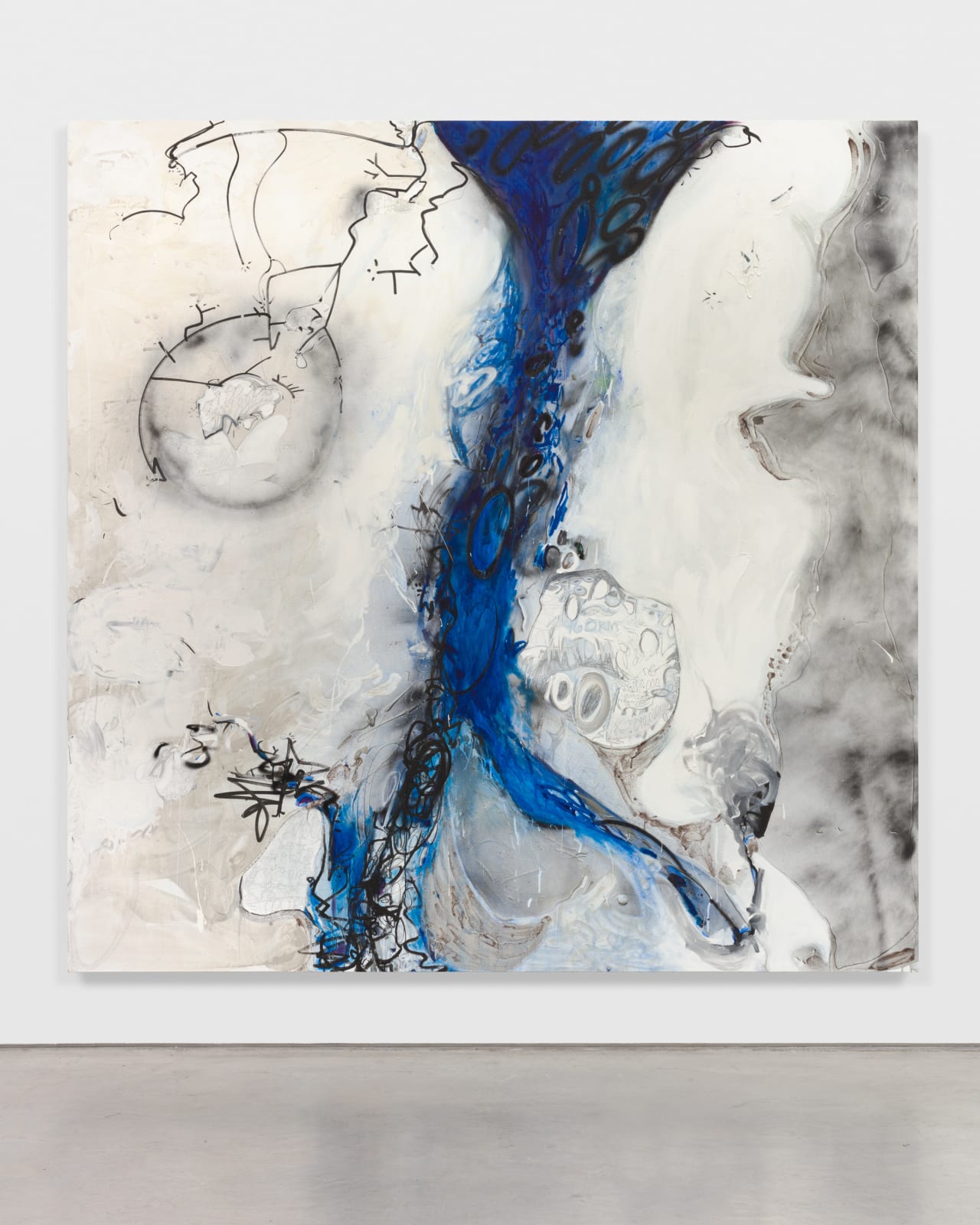Suzanne McClelland, PASSAGES: 4 Rivers- River Nile in Blues, 2021