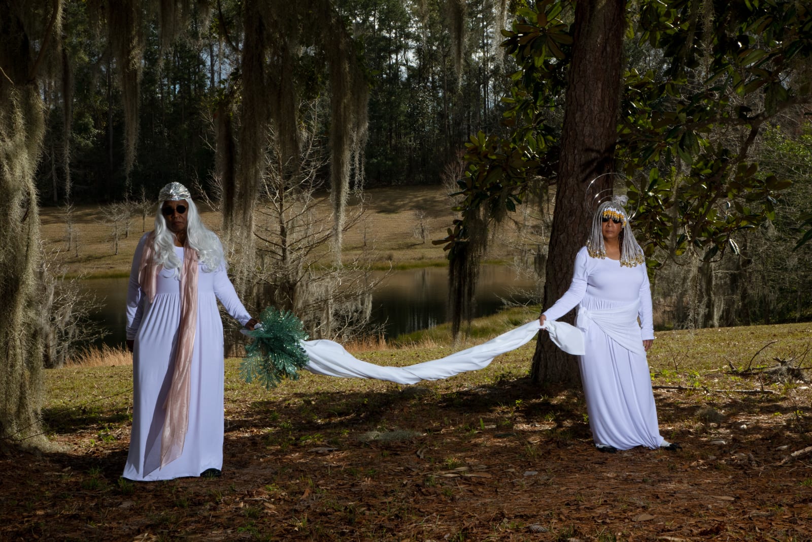 Allison Janae Hamilton, Once Again Amid the Pine Trees, 2021