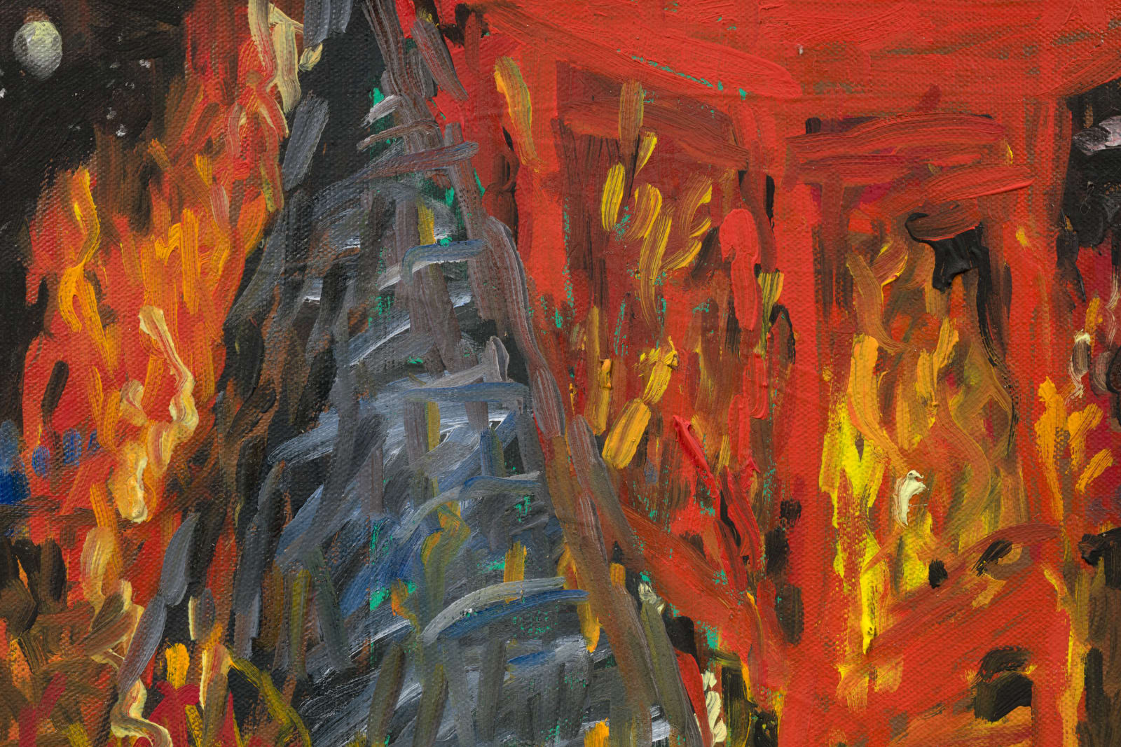 Jennifer Bartlett, Fire, Table, Cone A, 1988-89