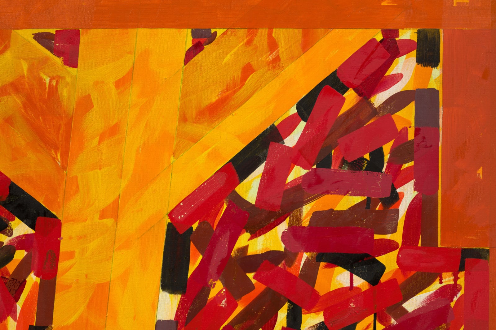Jennifer Bartlett, From Fire Series, Table, 1989