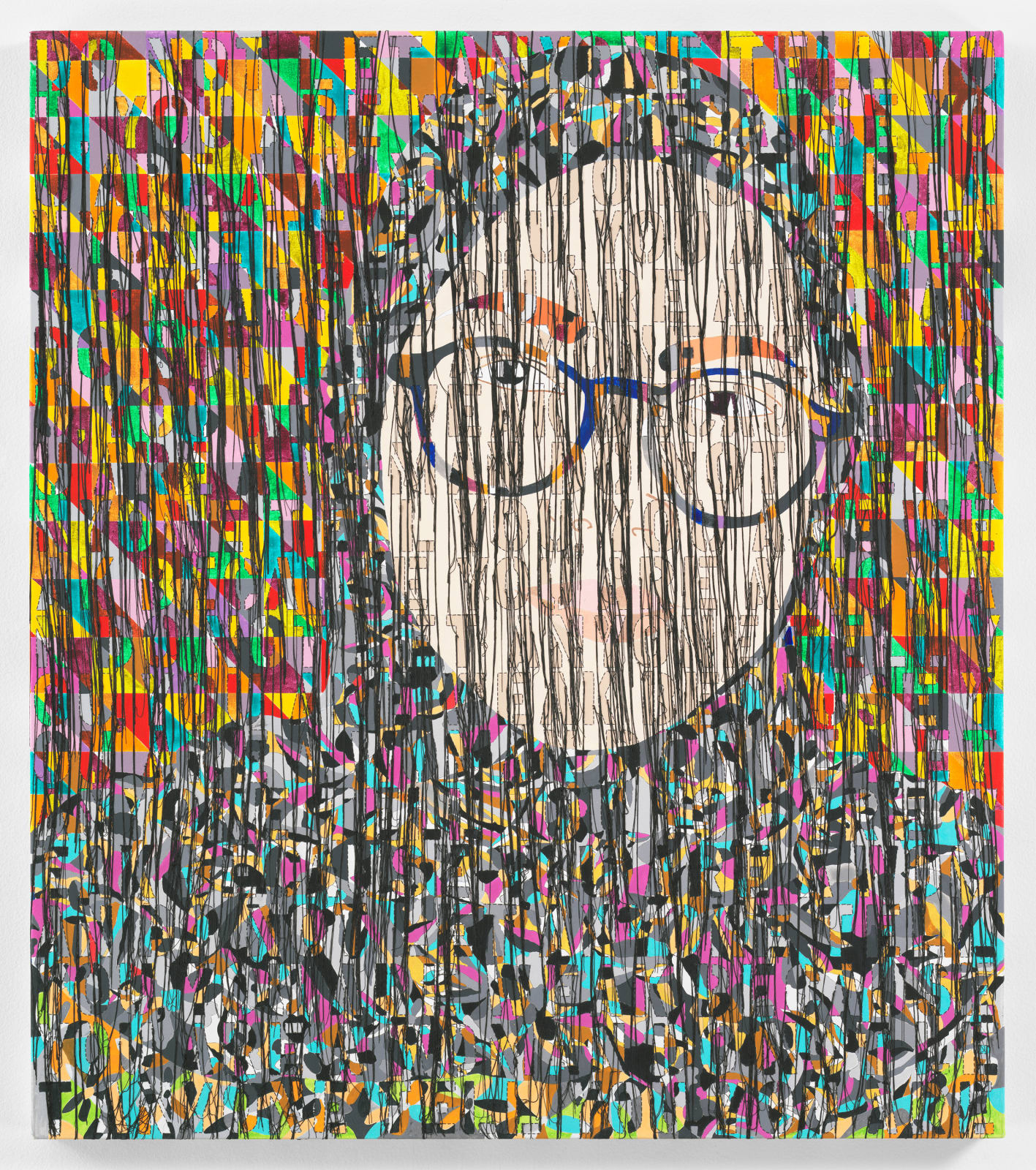 Ghada Amer, Portrait of Trini, 2021