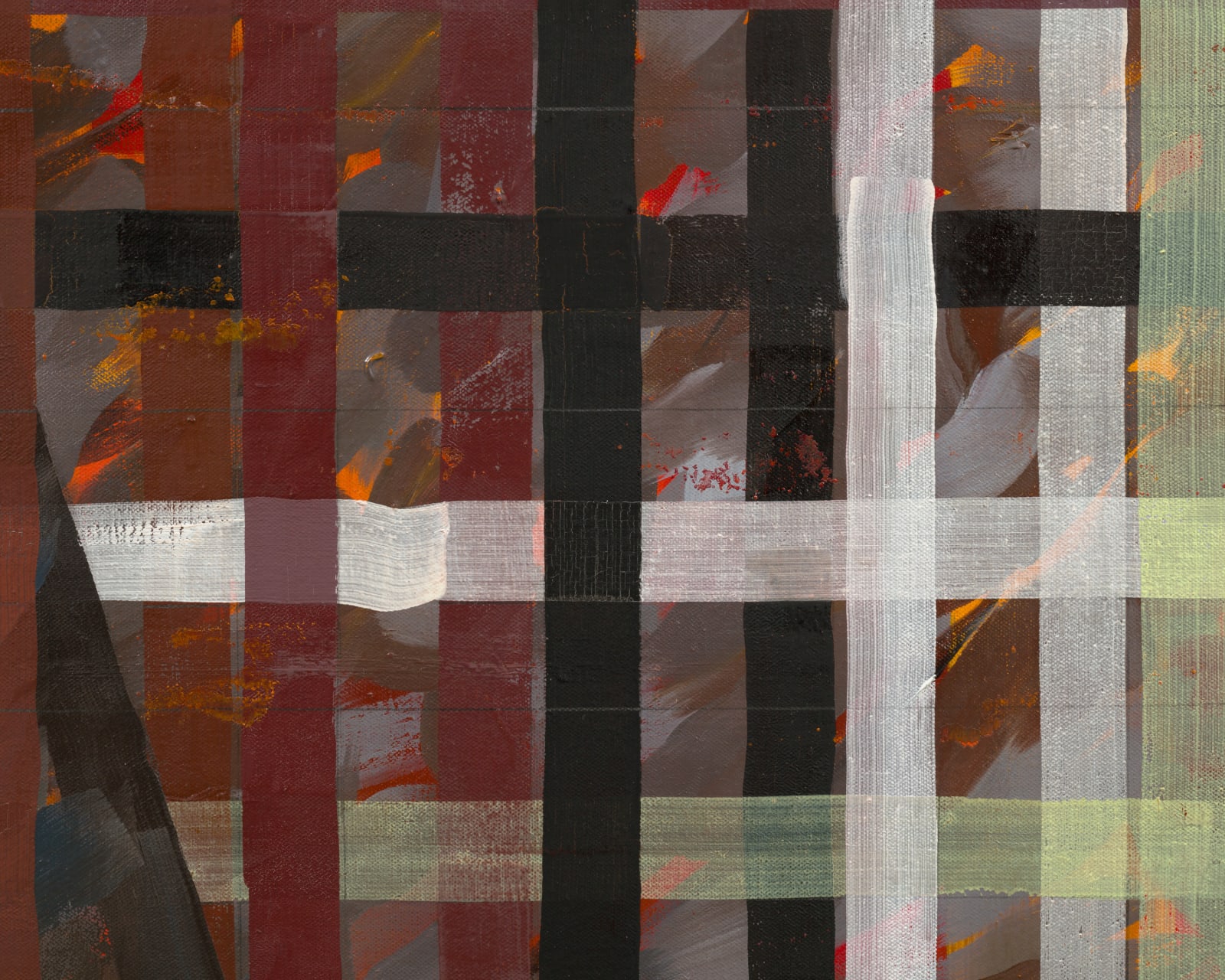 Jennifer Bartlett, From Fire Series, Plaid, 1989