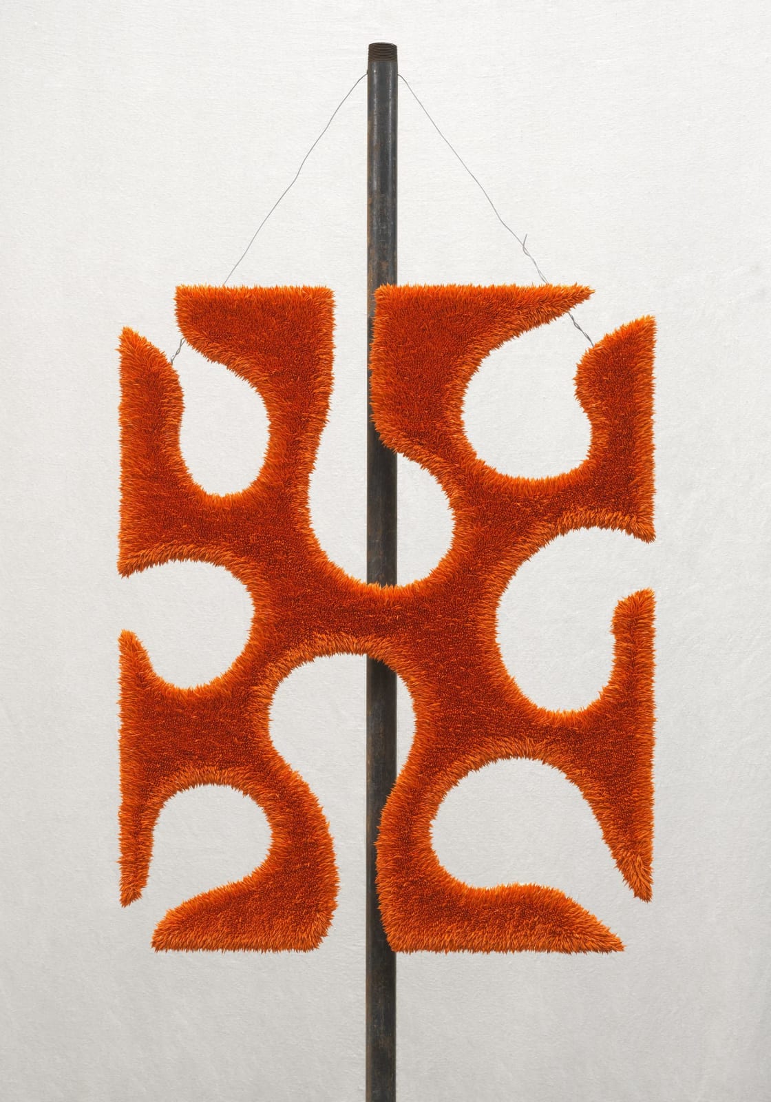 Donald Moffett, Lot 072911 (the standard-bearer and what remains), 2011
