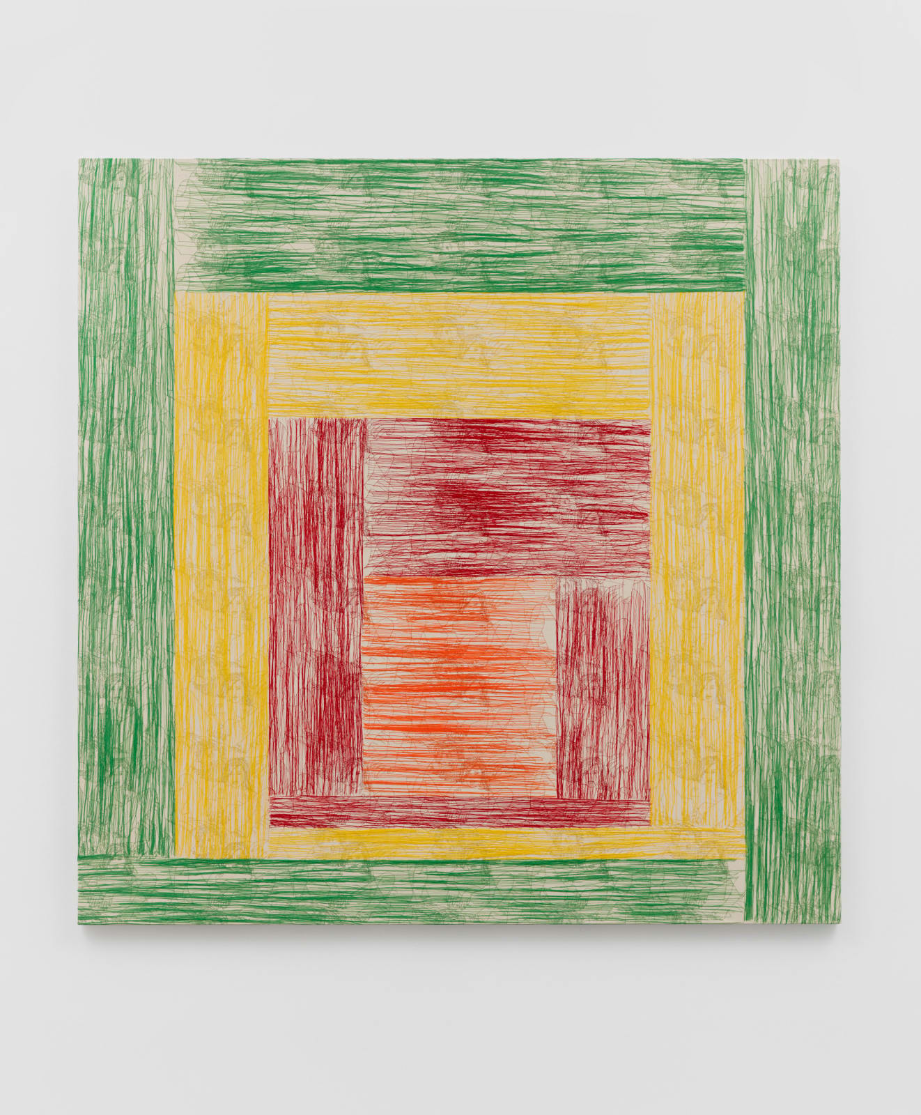 Ghada Amer, MY HOMAGE TO THE SQUARE 2, 2025