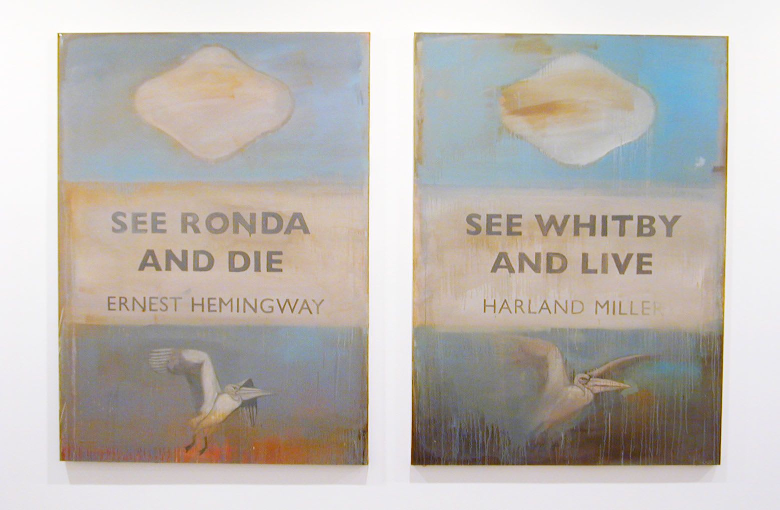 Harland Miller, See Ronda and Die See Whitby and Live!, 2004 -2005