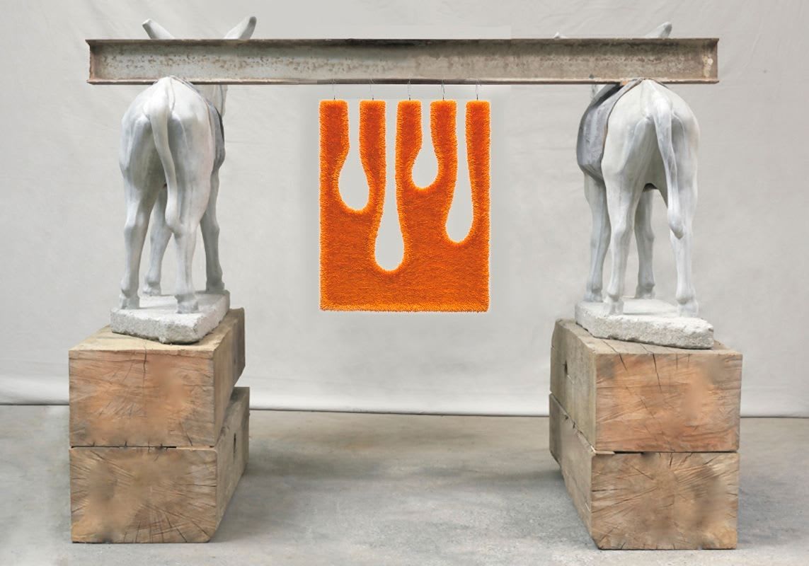 Donald Moffett, Lot 041016 (the double hazard), 2012/2016
