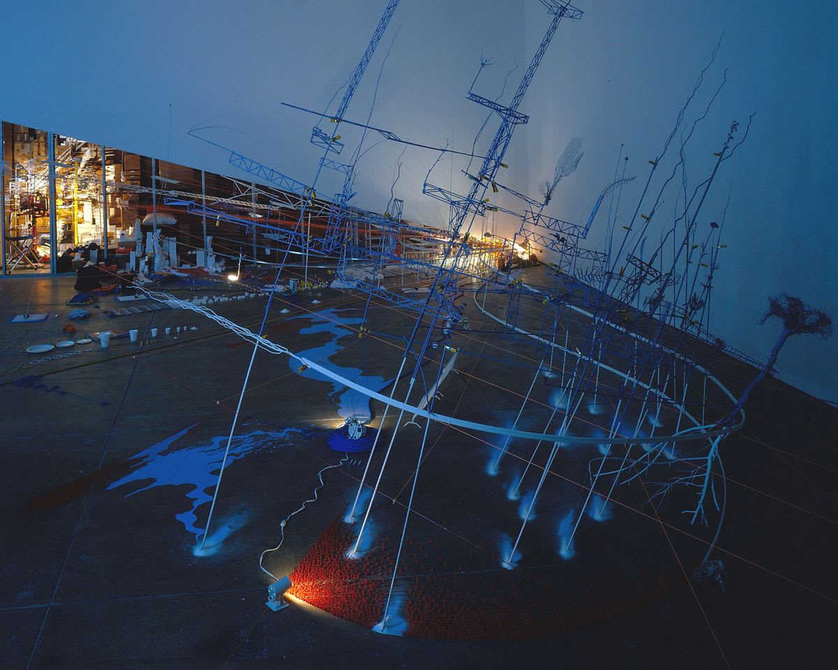 Sarah Sze, Proportioned to the Groove, 2005