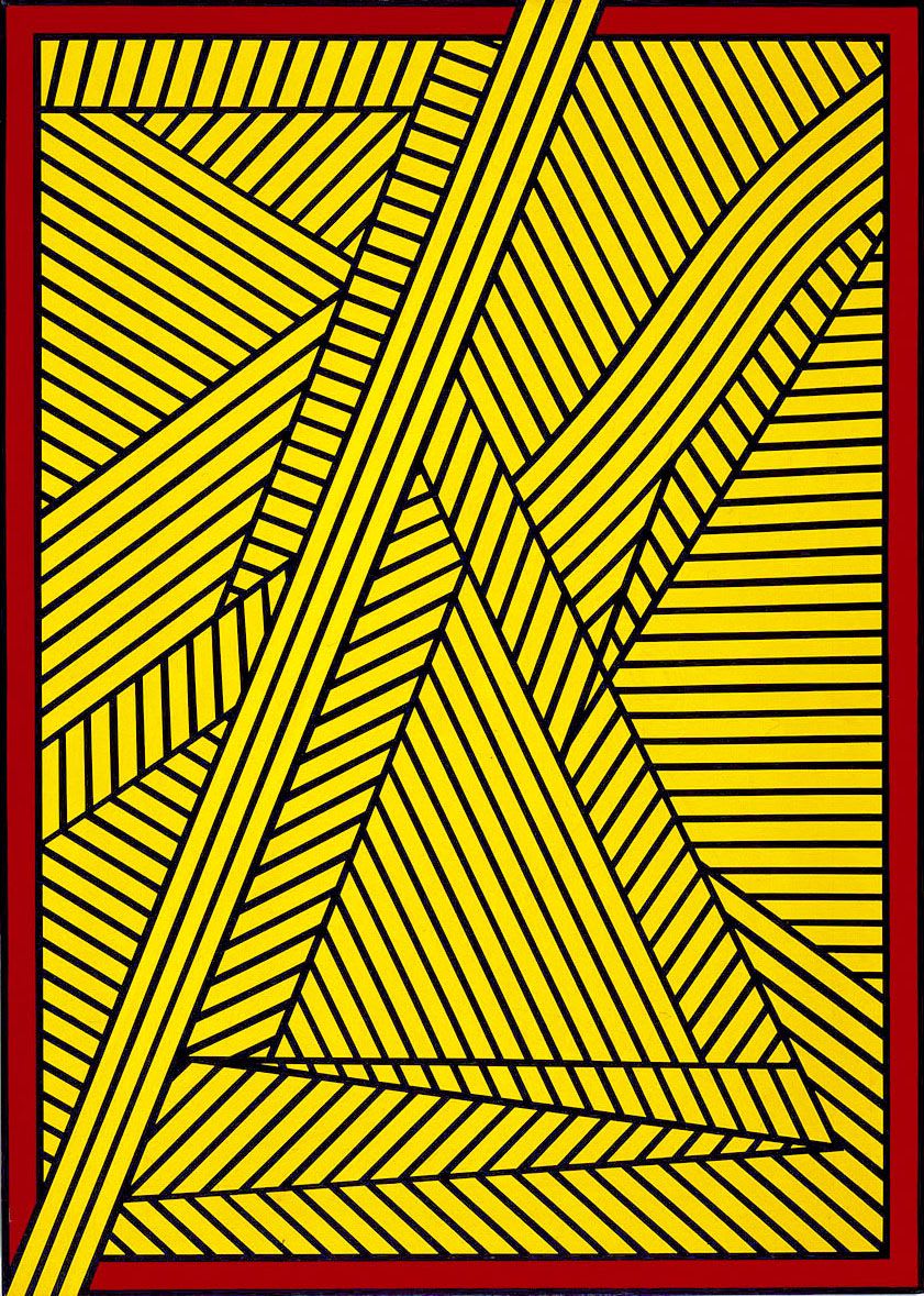 Nicholas Krushenick, Untitled (Second Look), 1993