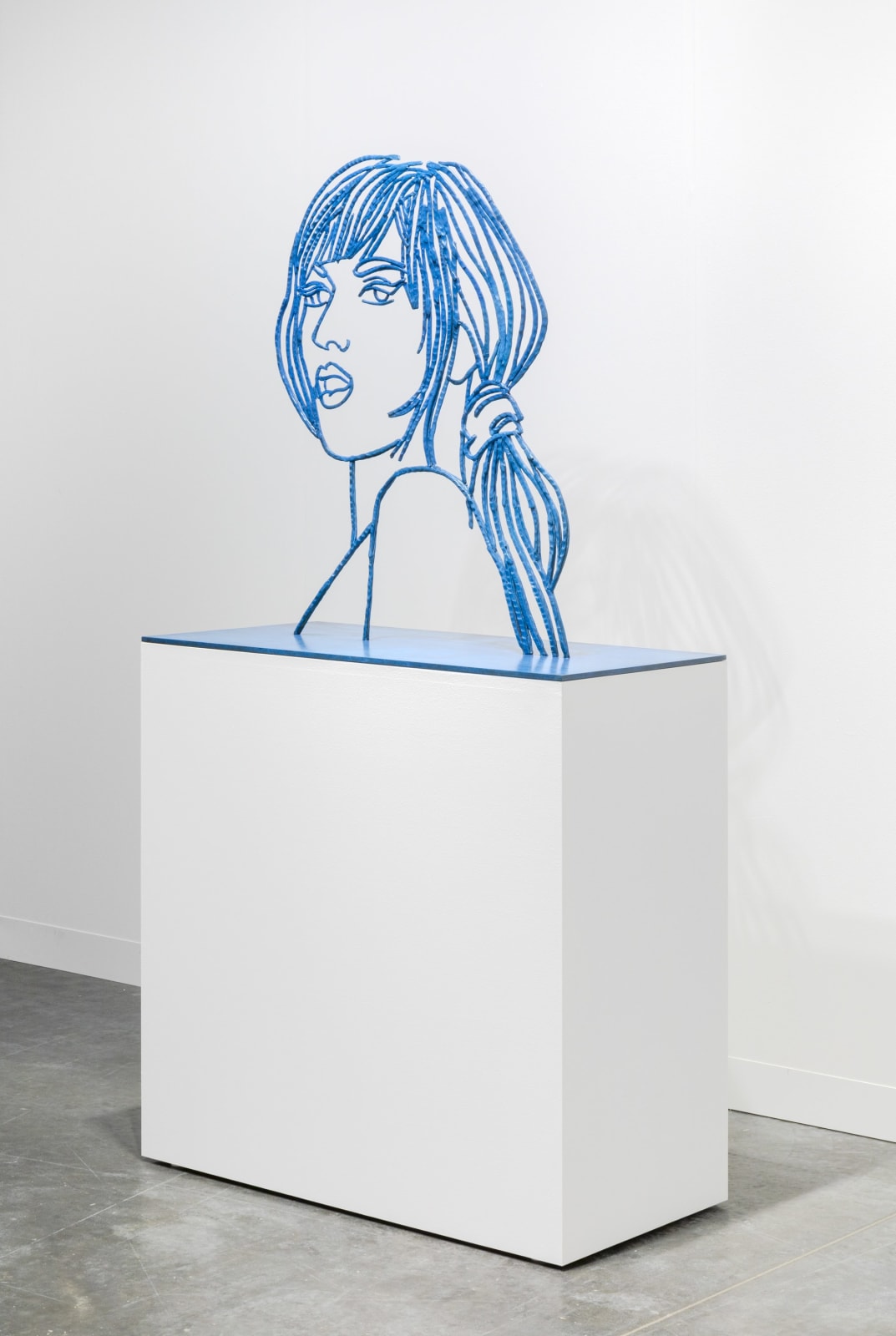 Ghada Amer, Linda in Blue, 2021