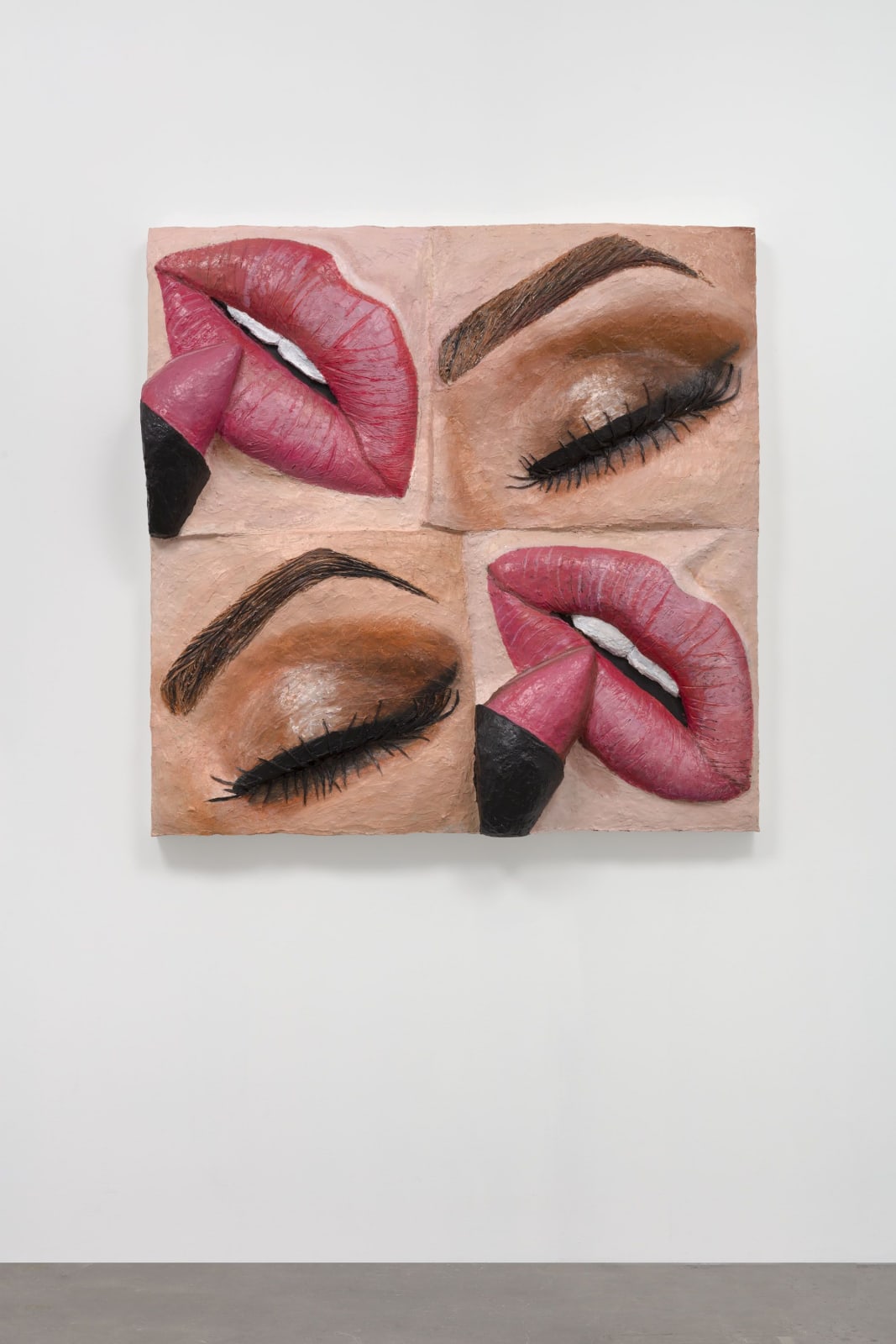 Gina Beavers, Make-Up Addicts, 2018