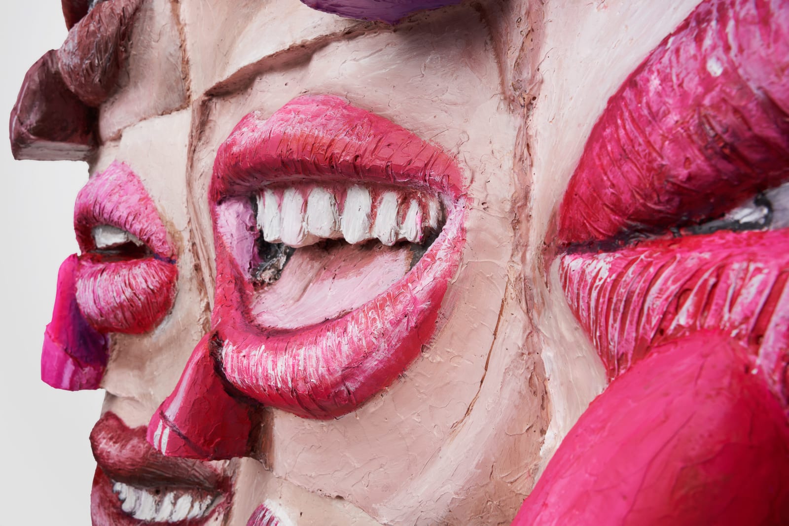 Gina Beavers, Lipstick Lips, 2022