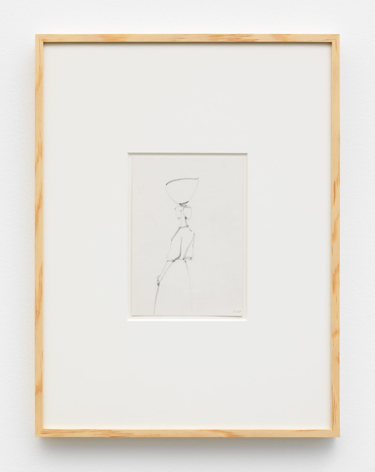 Maria Lai, Woman with basket, 1965