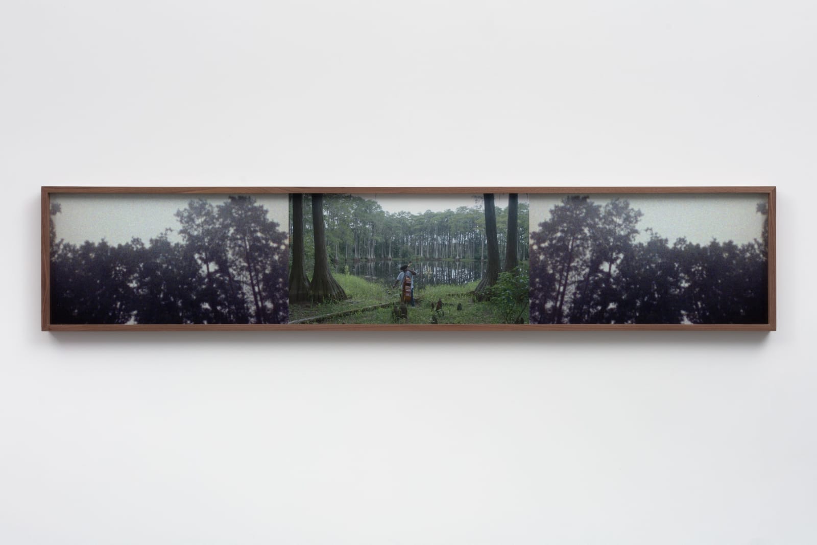 Allison Janae Hamilton, Split Screen Film Still from 'A House Called Florida' (Teen with Bass), 2022