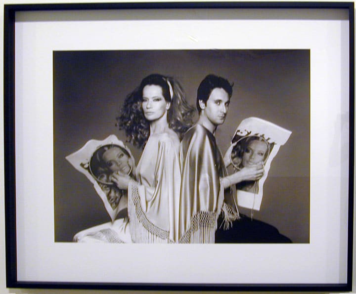 Francesco Vezzoli, SELF-PORTRAIT WITH VERA LEHNDORFF AS VERUSHKA, Milan, 2001