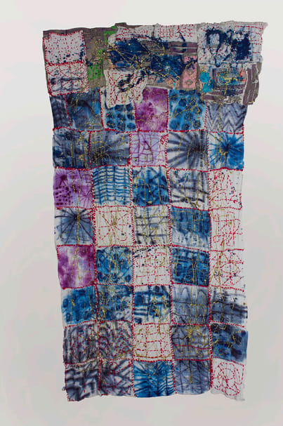 William J. O'Brien, Black & Blue Blanket, 2019