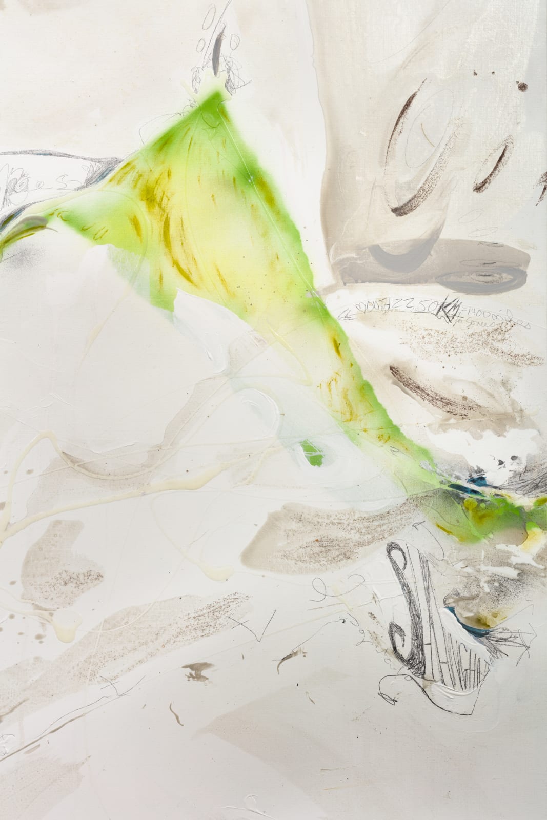 Suzanne McClelland, PASSAGES: 4 Rivers- The Yangtze in Greens, 2021