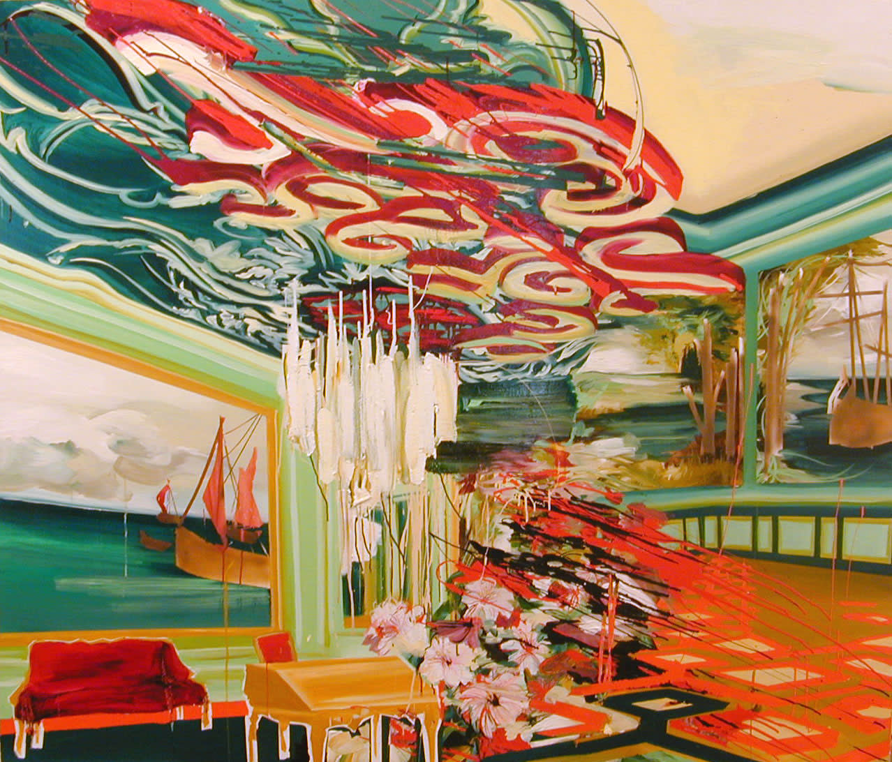 Rosson Crow, Tapestry Room Aboard the Normandie, 2005