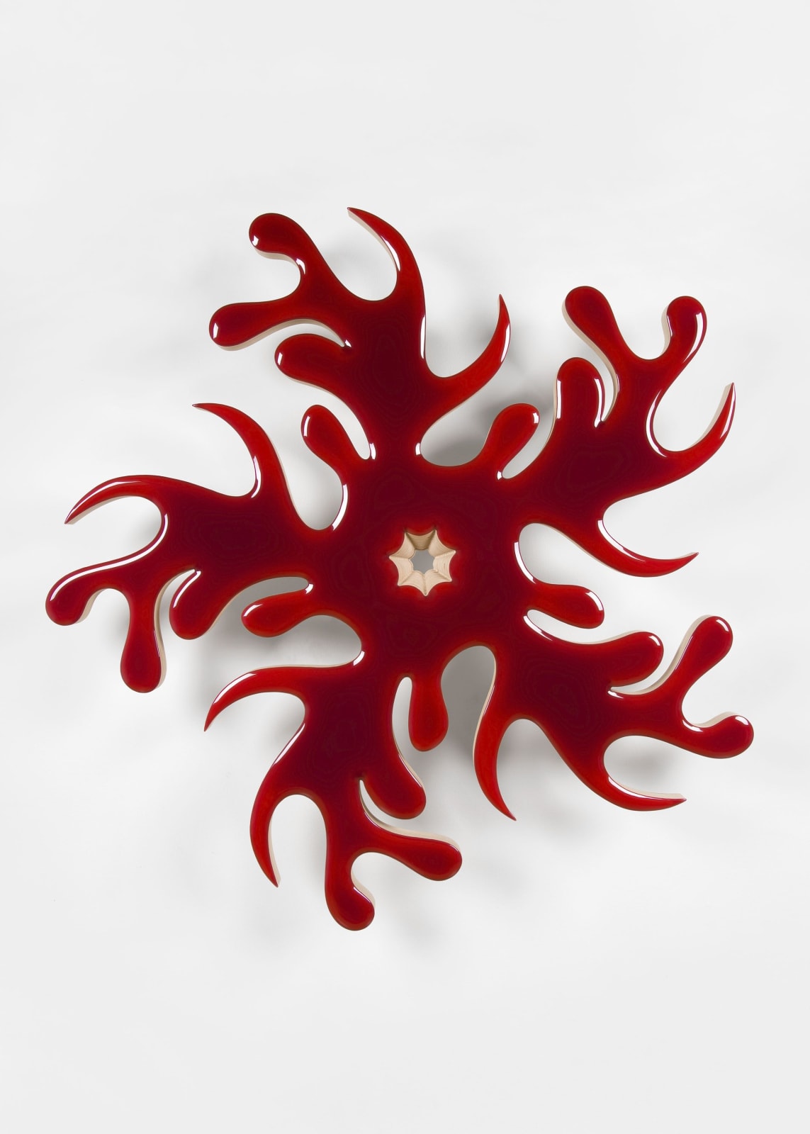 Donald Moffett, Lot 012119 (nature cult, clockwise ruby red), 2019