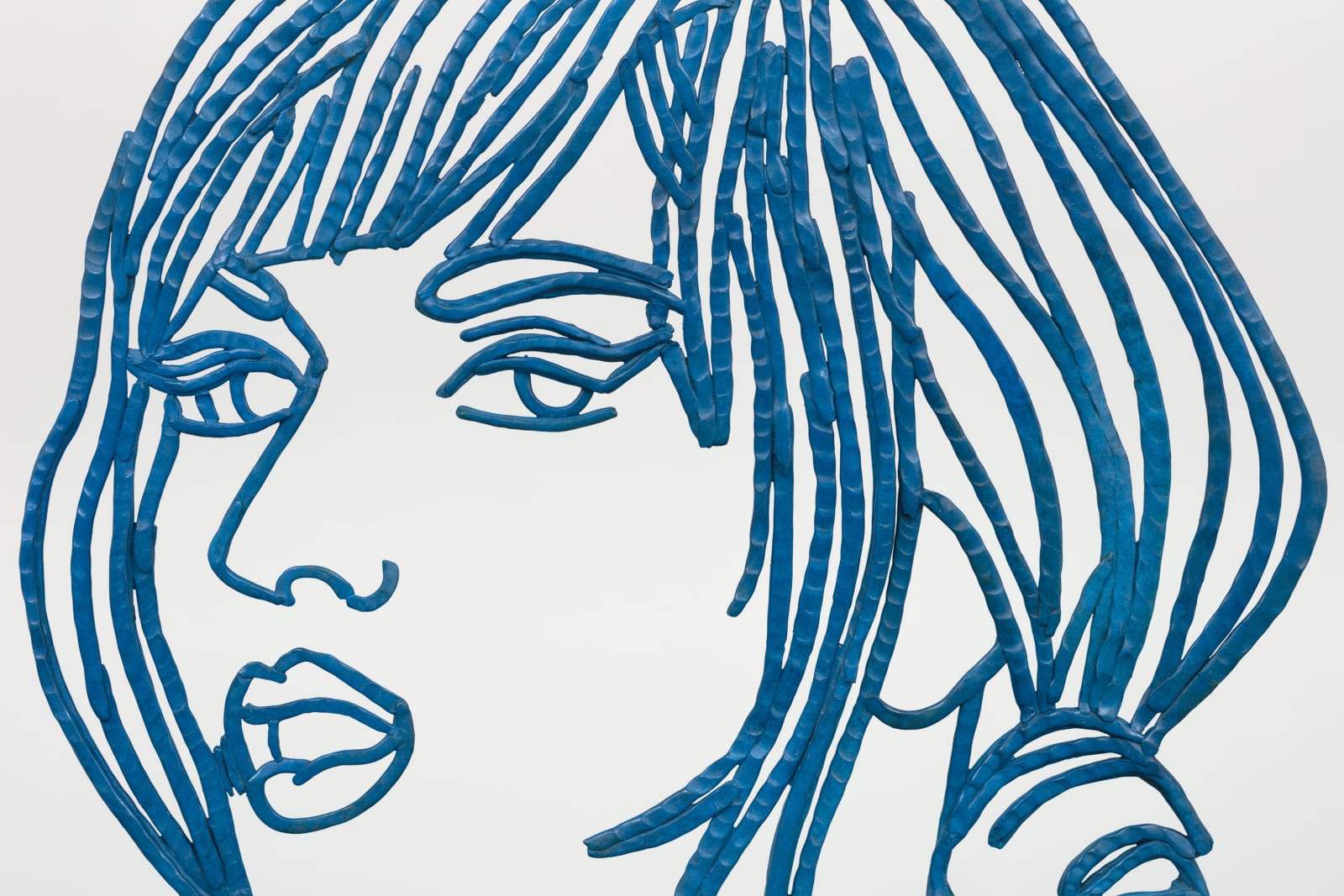 Ghada Amer, Linda in Blue, 2021