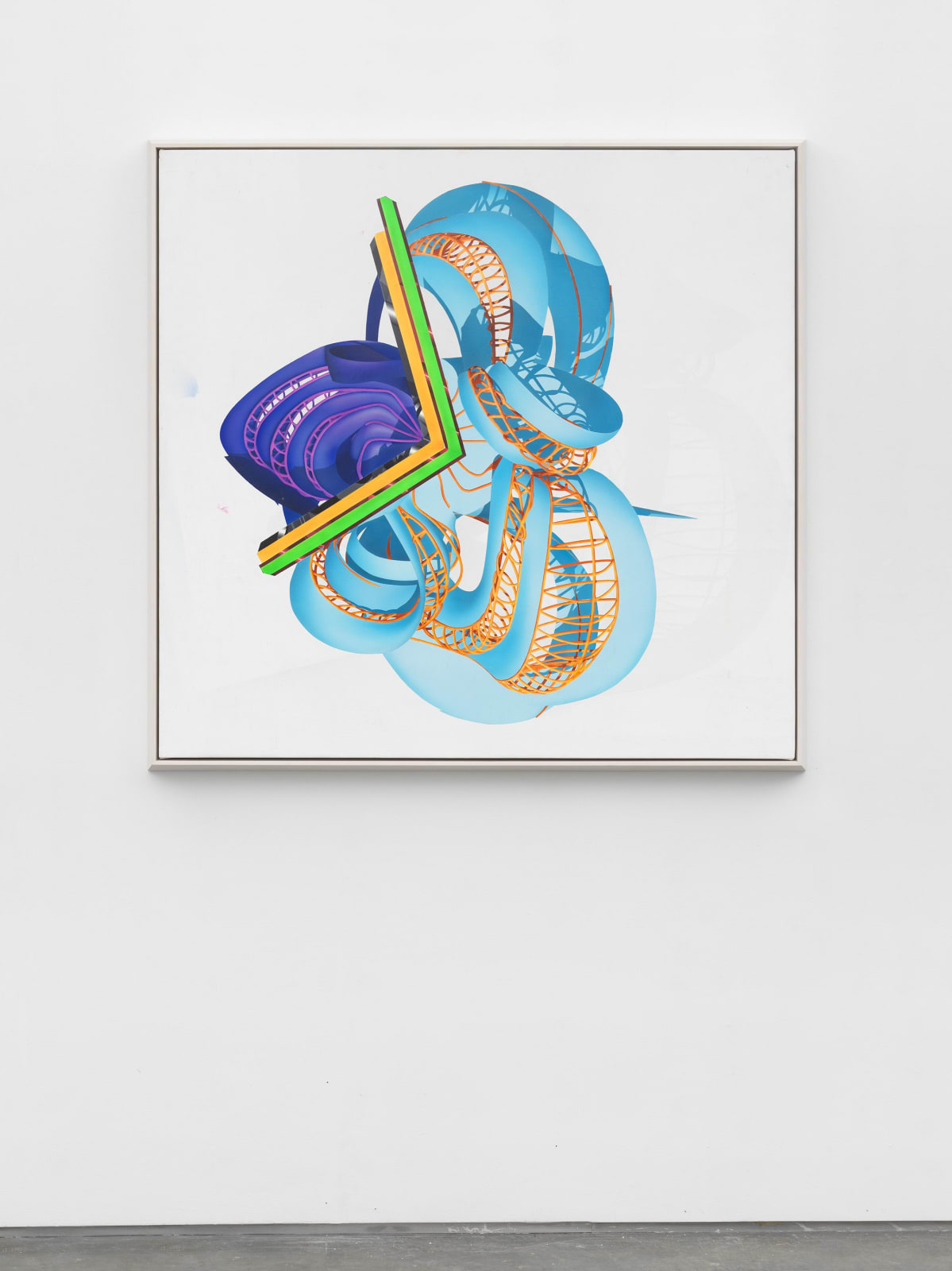 Frank Stella, Blue Hat 1, 2018