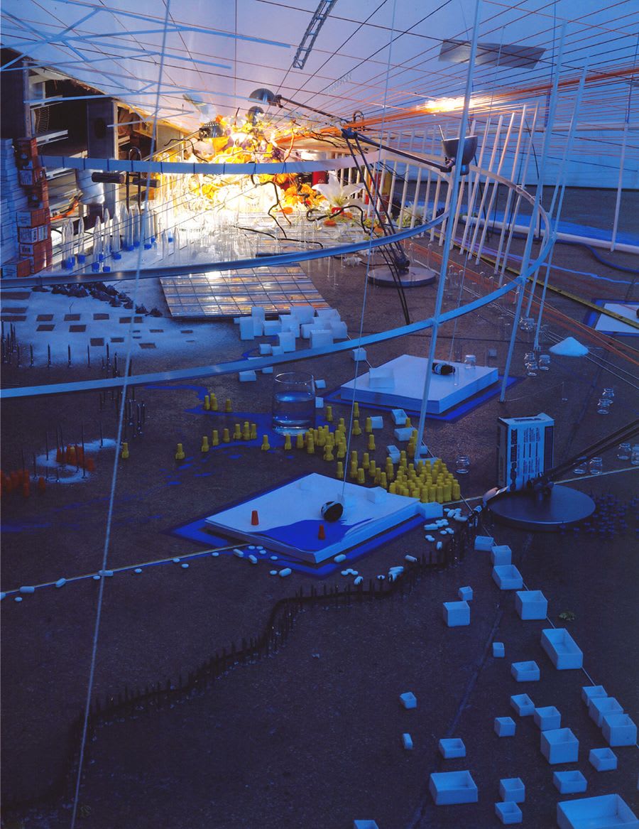 Sarah Sze, Proportioned to the Groove, 2005