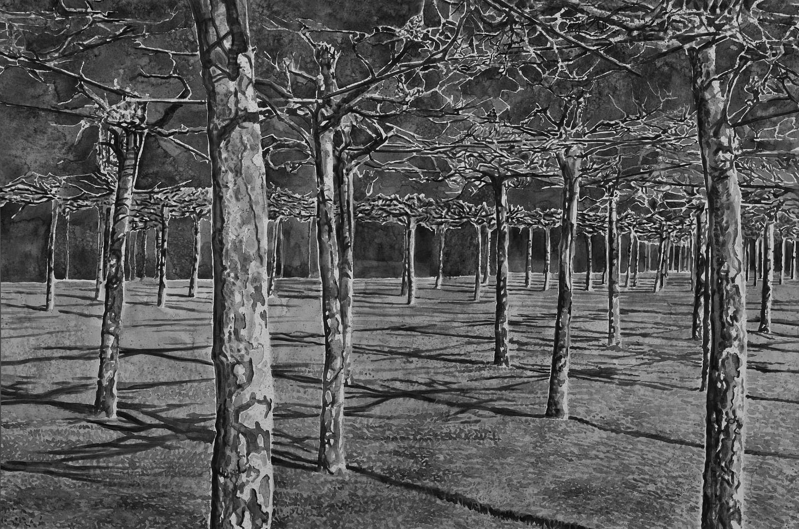 Hans Op de Beeck, Plane Trees, 2010
