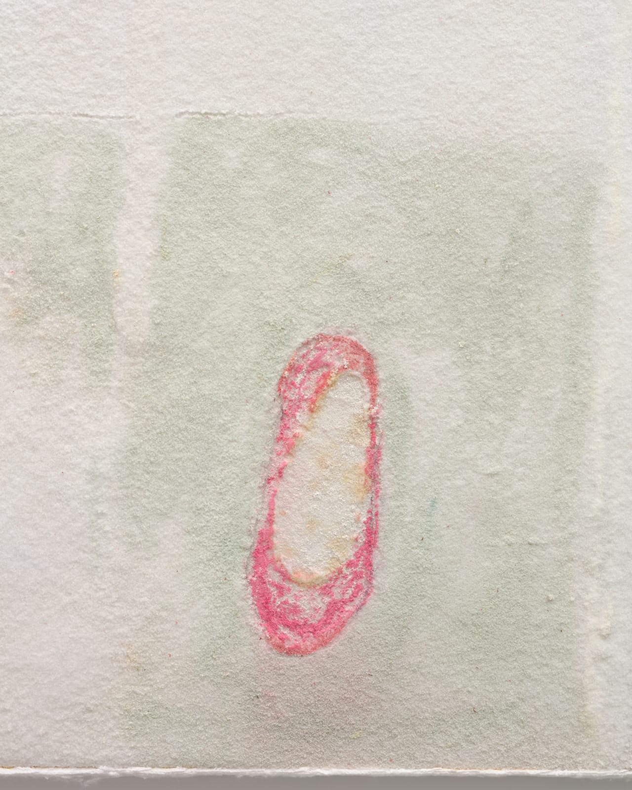 Pier Paolo Calzolari, Haïku [Scarpetta rosa], 2017