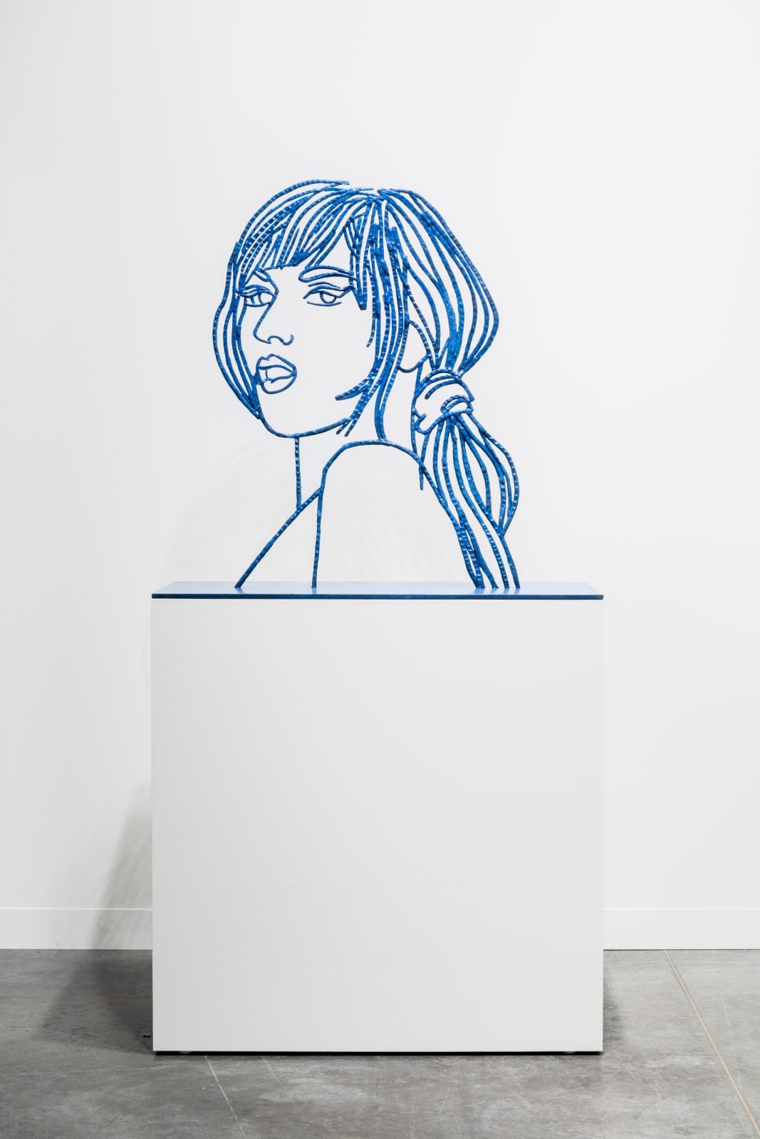 Ghada Amer, Linda in Blue, 2021