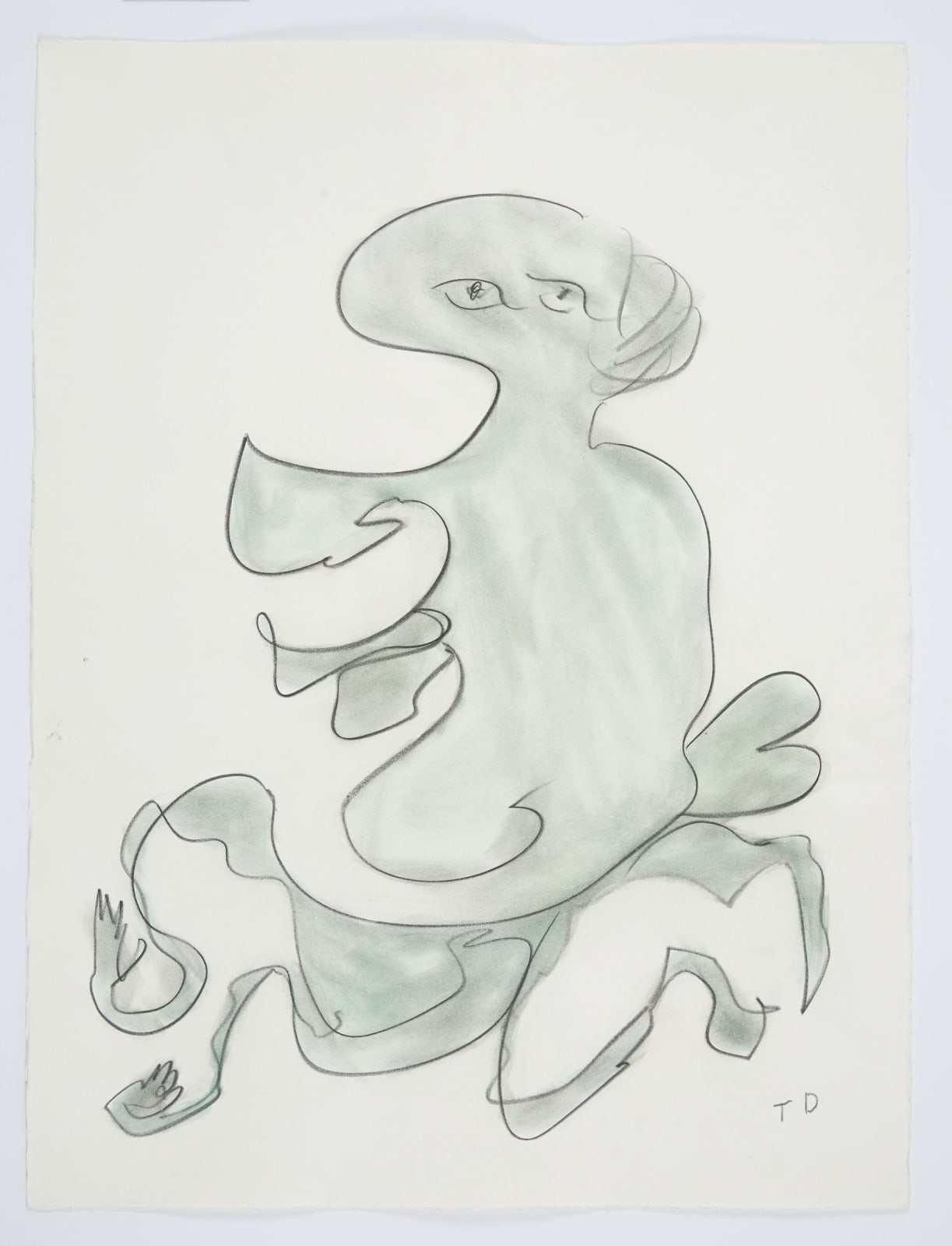 Thornton Dial, Bald Headed Man Reaching Out for Love, 2003