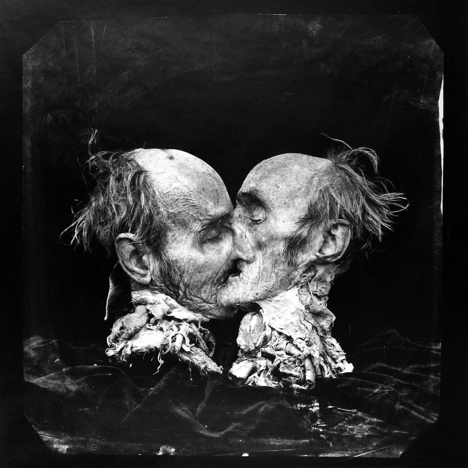 Joel-Peter Witkin, The Kiss (Le Basier), New Mexico, 1982, printed c. 1982