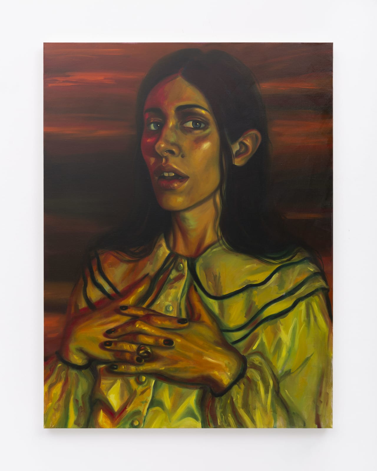 Chloe Wise, We're all polishing the same halo, 2019
