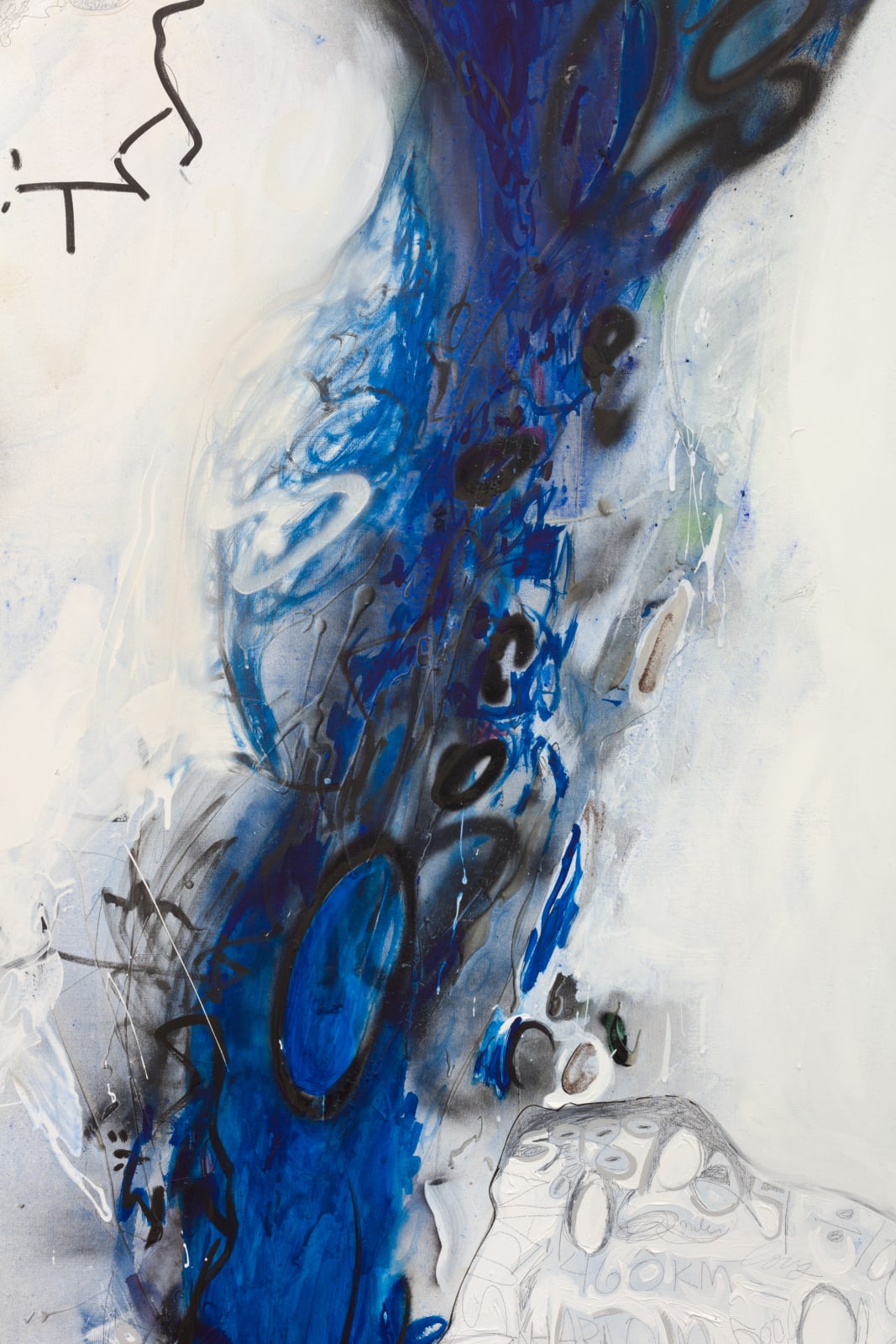 Suzanne McClelland, PASSAGES: 4 Rivers- River Nile in Blues, 2021