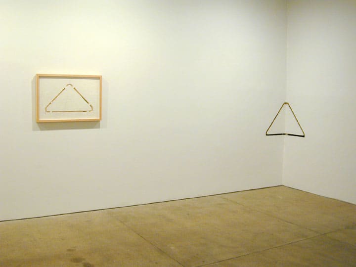 Gordon Matta-Clark, A W-Hole House (Cut drawing/Triangle), 1973