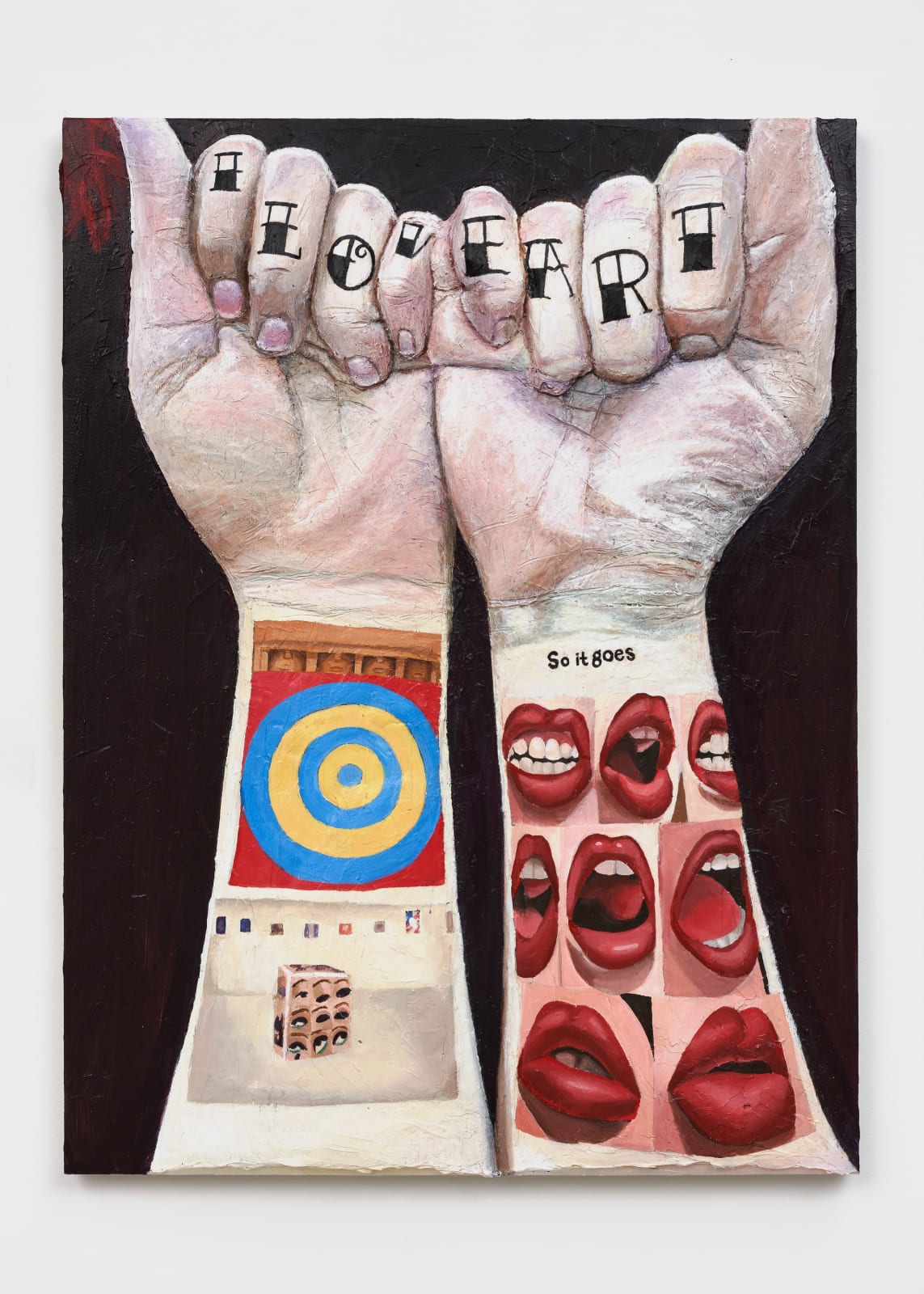 Gina Beavers, I Love Art, 2022