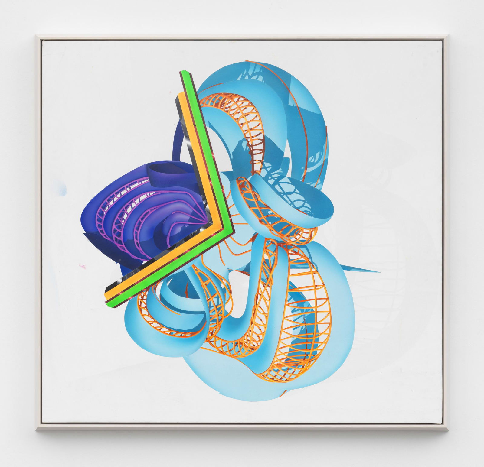 Frank Stella, Blue Hat 1, 2018