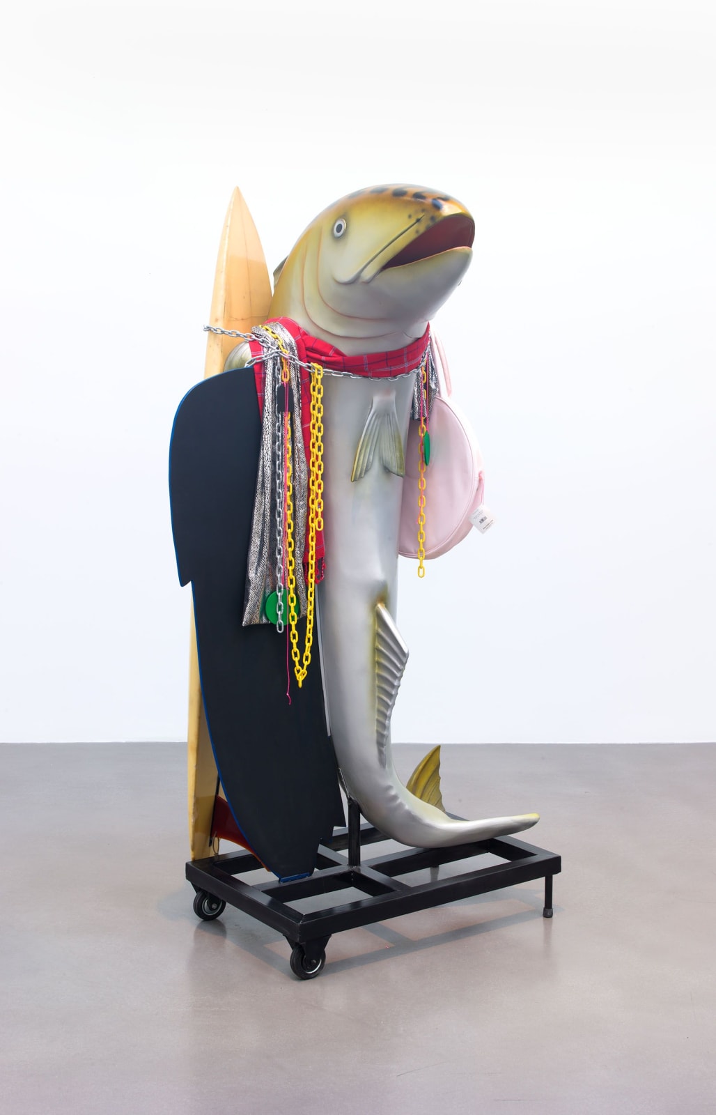 Cosima von Bonin, What If It Barks 4 (Gerry Lopez Surfboard Version), 2018