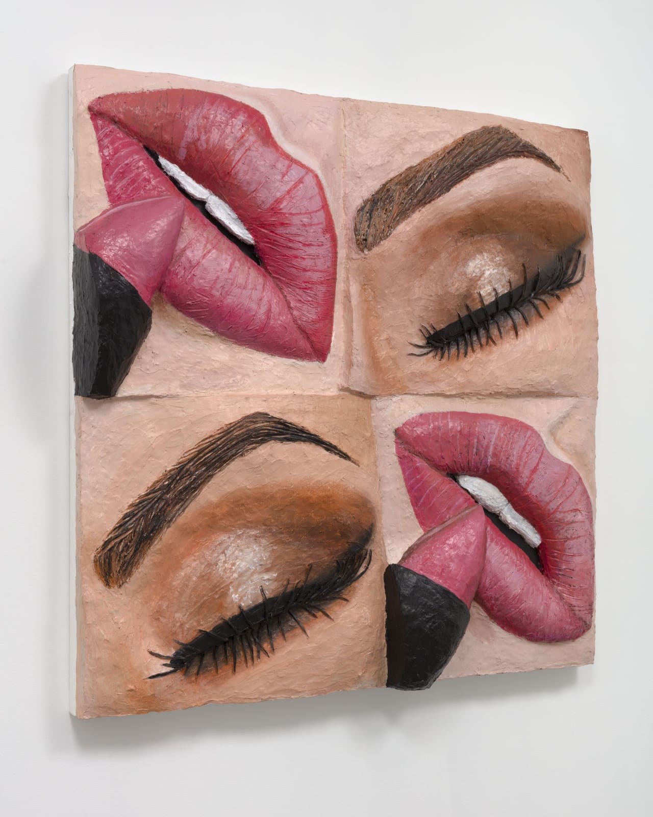 Gina Beavers, Make-Up Addicts, 2018