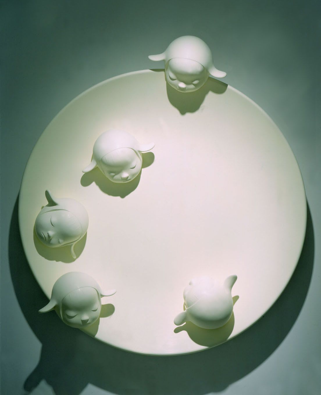 Yoshitomo Nara, Melting Moon/Moon Children, 2002