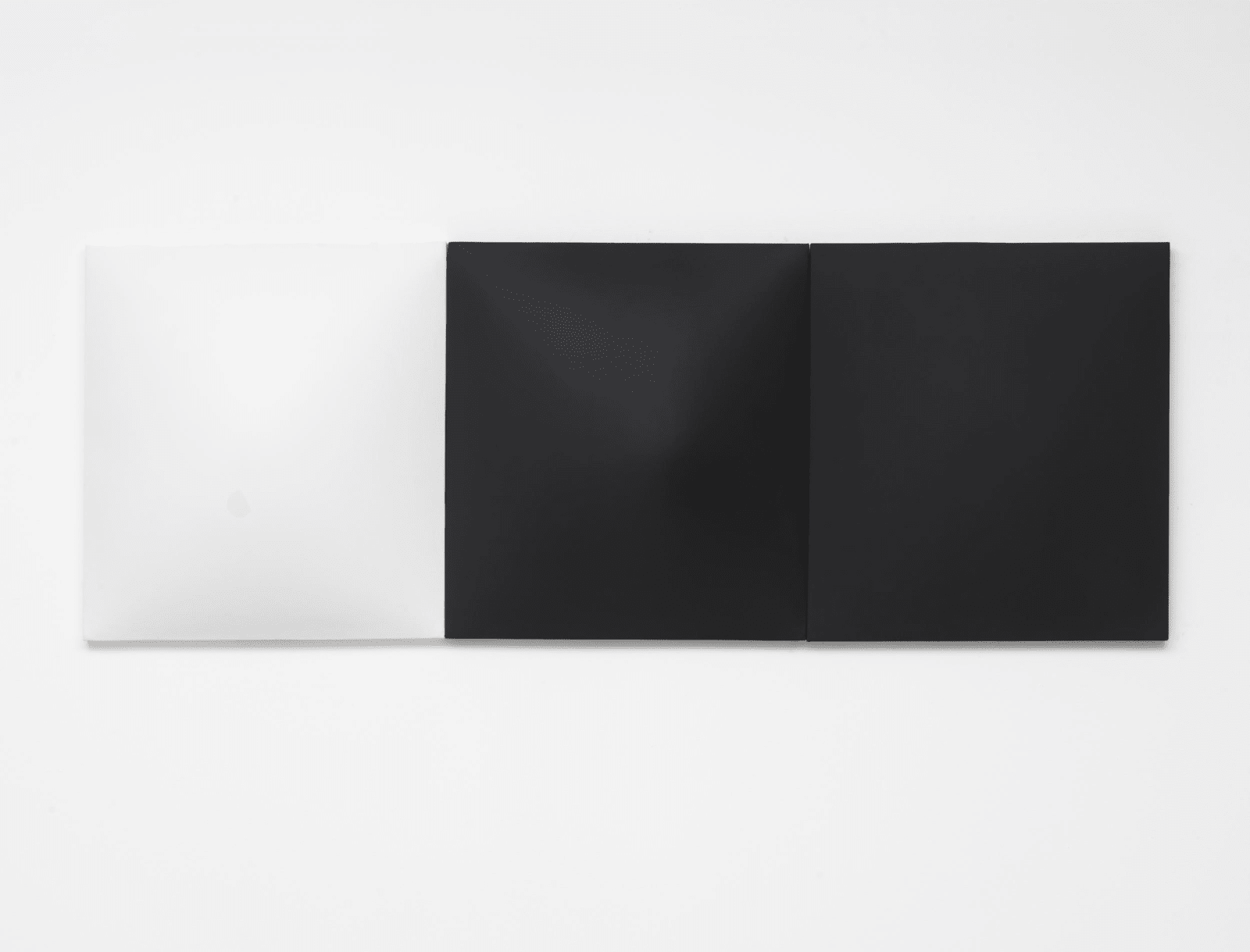 Dean Levin, Untitled (Triptych) and Untitled (Reflective Pool), 2015