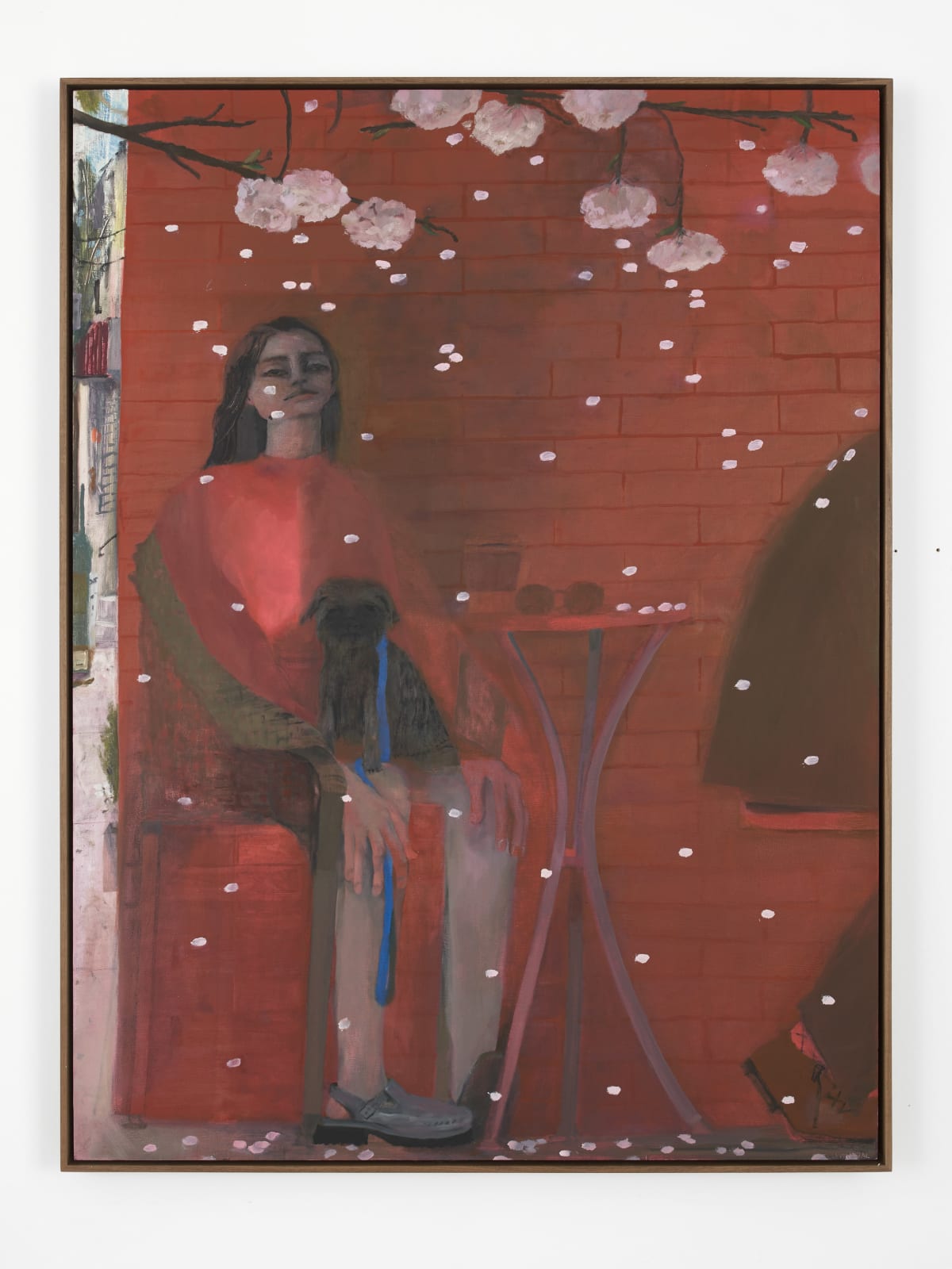 Aubrey Levinthal, Rittenhouse Lady with Cherry Trees, 2025
