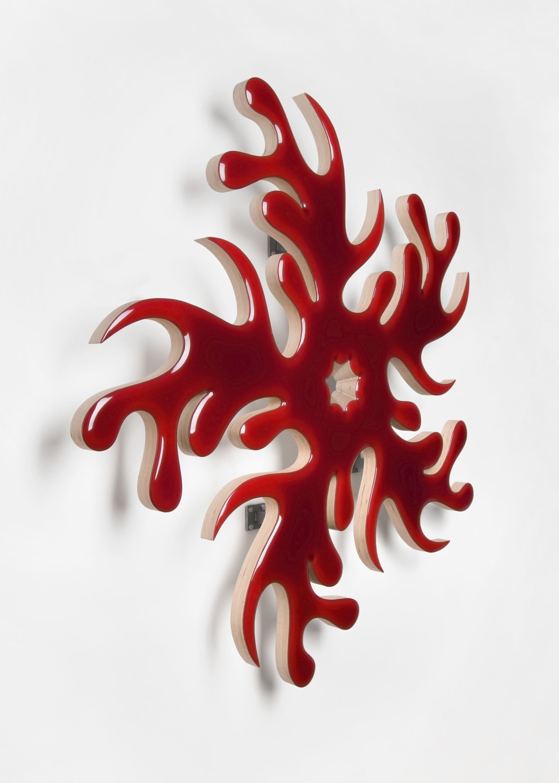 Donald Moffett, Lot 012119 (nature cult, clockwise ruby red), 2019
