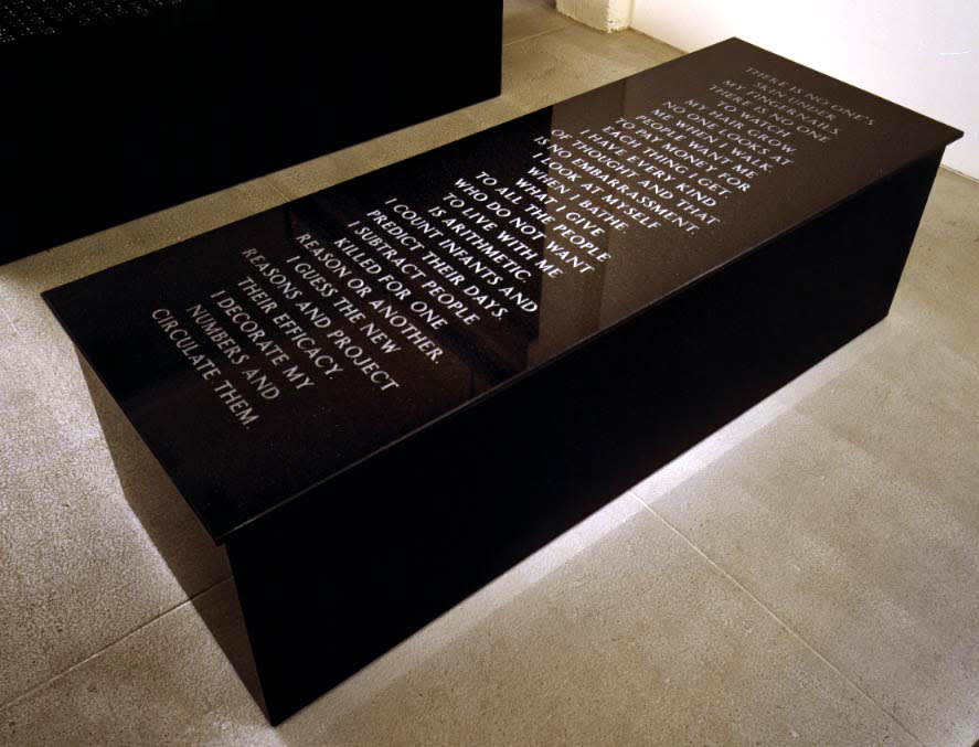Jenny Holzer, Laments, 1989