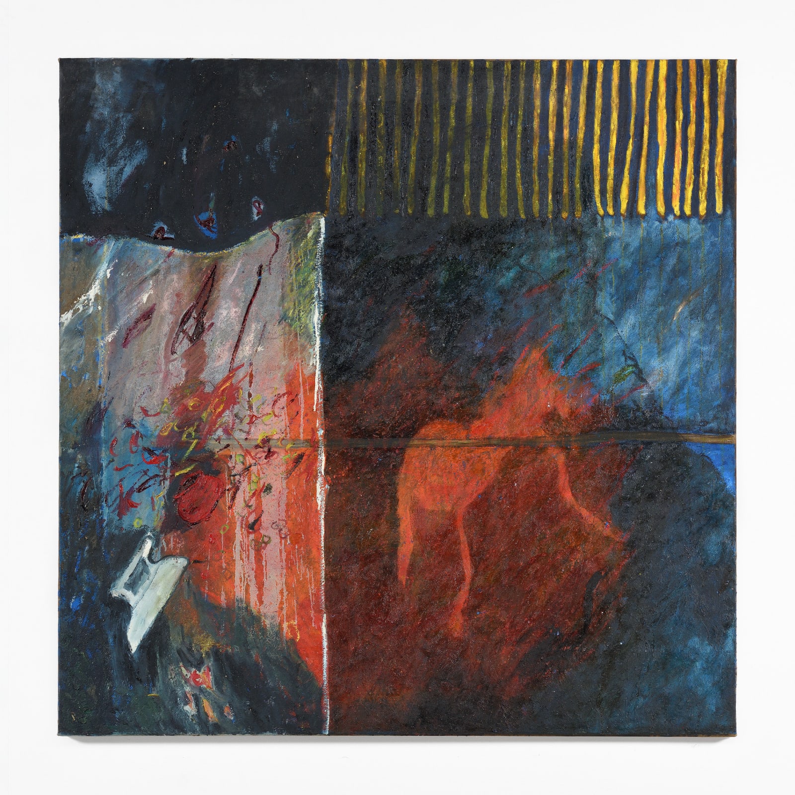 Pier Paolo Calzolari, Paesaggio con animale [dalla serie "Capricci"], 1984-1985