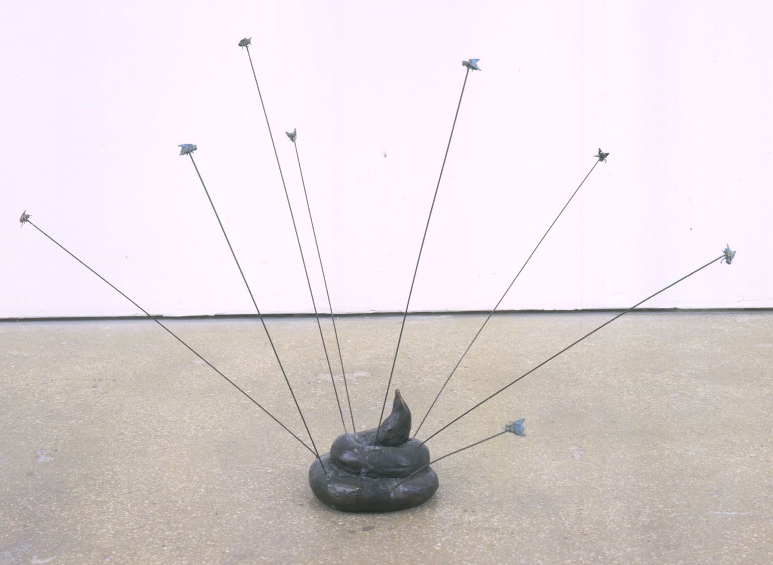 Liz Craft, Poop with Flying Flies, 2003