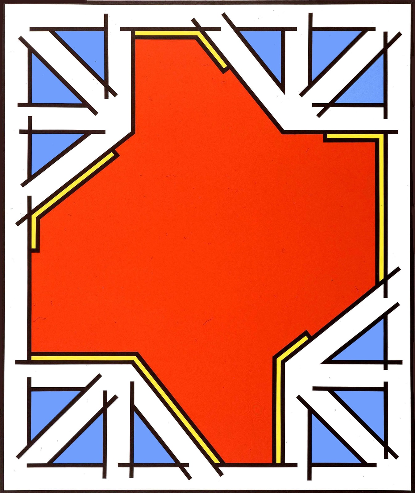 Nicholas Krushenick, Untitled, 1976