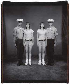 Mary Ellen Mark, Roy and Amanda Tesmer; and Rhianna and Troy Tesmer (from the Twins series), 2001
